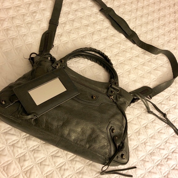 🚫SOLD🚫Balenciaga🖤Gray Shoulder Bag - Picture 6 of 8